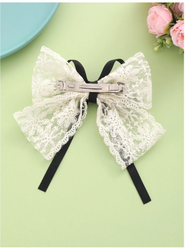 Bow Decor French Clip